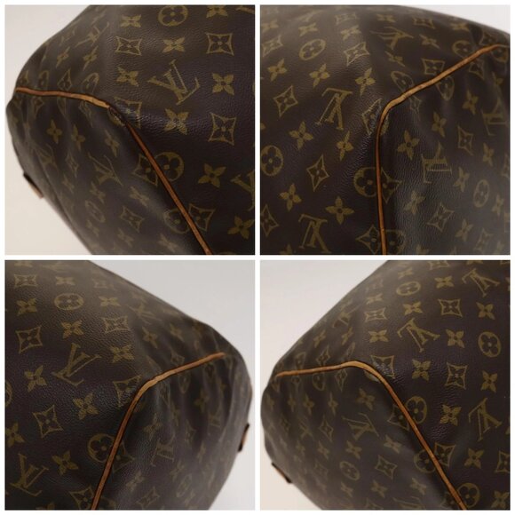 LOUIS VUITTON Monogram Keepall 55 Boston Bag M41424 LV Auth 131763 - Picture 16 of 16